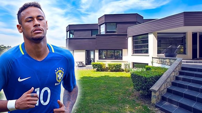 Đột nhập biệt thự xa hoa của Neymar đắt hơn cả biệt thự Ronaldo