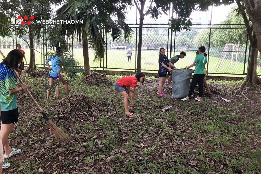 Sao điền kinh tổng vệ sinh đại bản doanh Nhổn phòng tránh dịch COVID-19