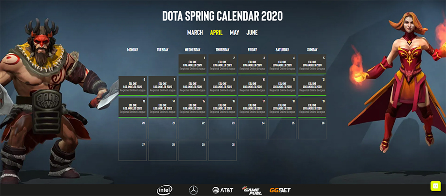 Dota 2 ESL One Los Angeles 2020 thay đổi thể thức, thi đấu online