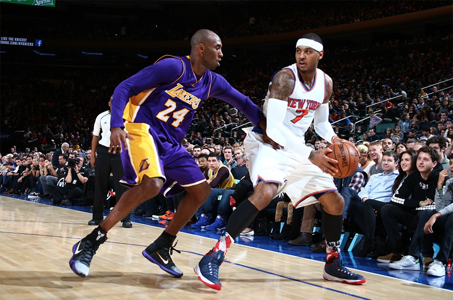 Carmelo Anthony hồi tưởng về ngày anh có được sự tôn trọng từ Kobe Bryant
