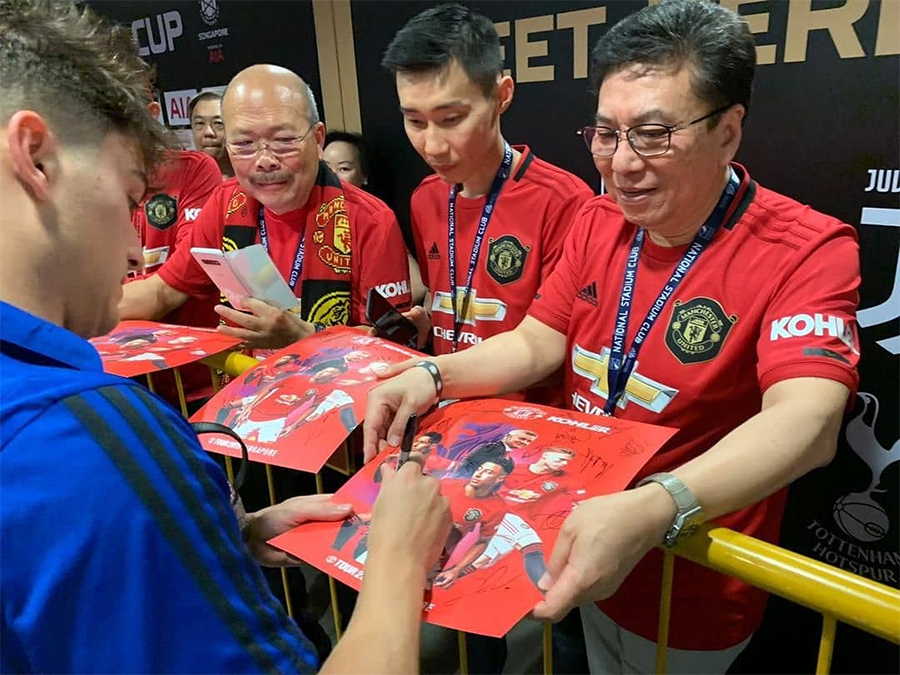 Trụ cột MU thần tượng ngôi sao cầu lông Lee Chong Wei như thế nào?