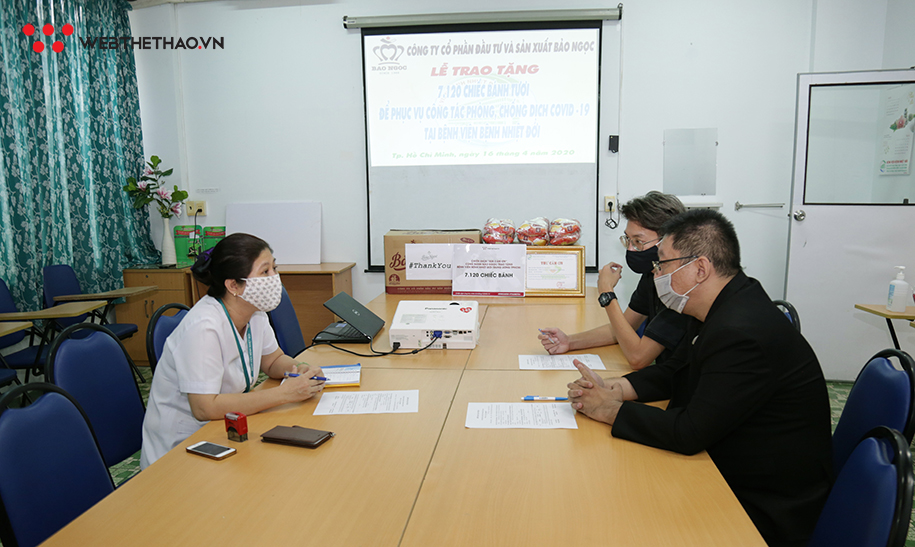 Bánh Bảo Ngọc gửi lời XIN CẢM ƠN đến các y bác sỹ bệnh viện Bệnh Nhiệt đới ở TP.HCM