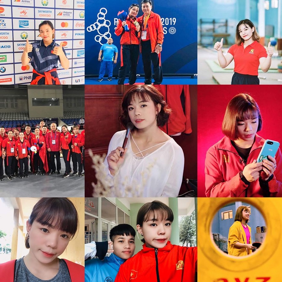 Hotgirl vô địch SEA Games Hồng Thanh: Nâng ngàn cân tạ không quên làm đẹp