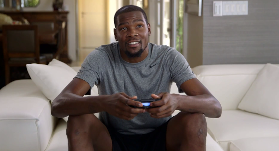 Kevin Durant là hạt giống số 1 tại giải NBA 2K cho các cầu thủ