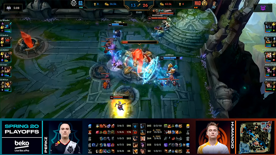 G2 Esports nhận trái đắng vì đùa giỡn đối thủ