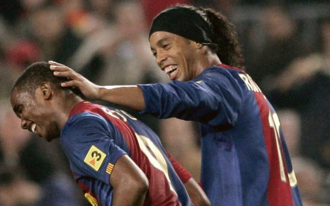 Barca và MU tạo nên những cặp tiền đạo “mắn” nhất châu Âu mùa 2005/06 Barca và MU tạo nên những cặp tiền đạo “mắn” nhất châu Âu mùa 2005/06
