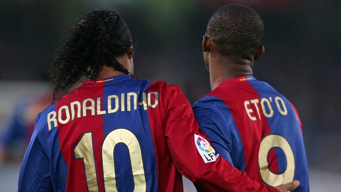 Barca và MU tạo nên những cặp tiền đạo “mắn” nhất châu Âu mùa 2005/06