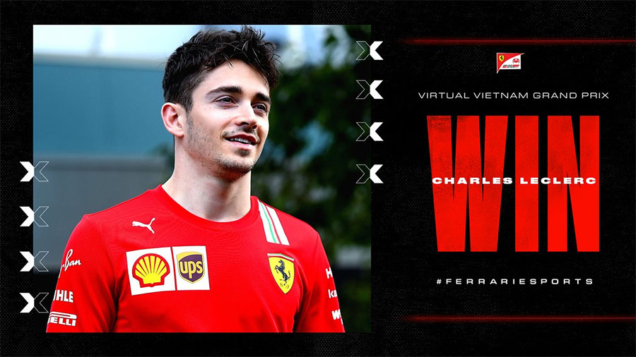 Charles Leclerc vô địch F1 Virtual Vietnam Grand Prix!