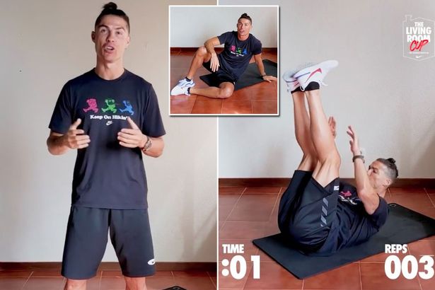 Ronaldo gây kinh ngạc với thử thách độ dẻo dai cho cộng đồng mạng