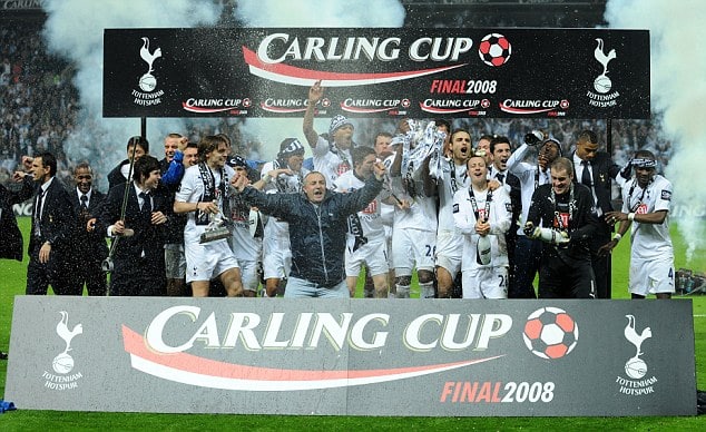 Tottenham giành danh hiệu gần nhất vào năm nào?