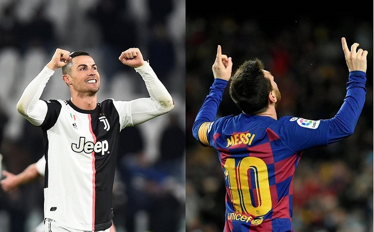 Messi và Ronaldo đứng đầu xếp hạng các cấp bậc tiền đạo trên thế giới