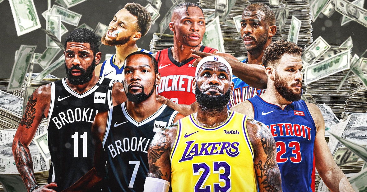 10 ngôi sao bị trừ lương nhiều nhất nếu NBA huỷ bỏ