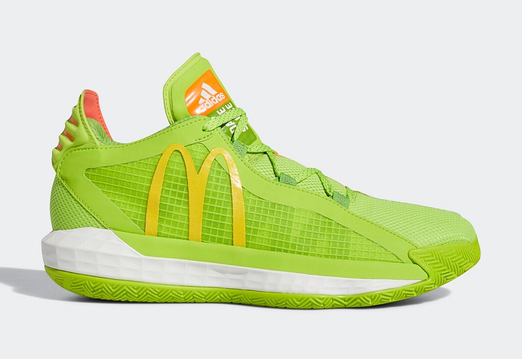 Adidas hợp tác với McDonald's ra mắt mẫu giày Dame 6 "Dame Sauce"