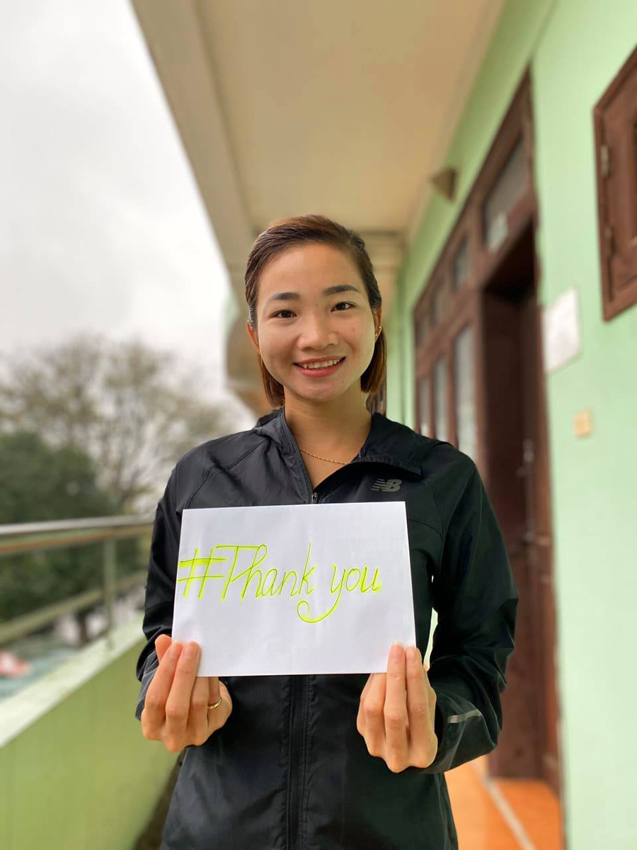 VĐV Việt Nam tiêu biểu 2019 Nguyễn Thị Oanh mong mọi người tiếp tục ủng hộ chiến dịch Xin Cảm Ơn VĐV Việt Nam tiêu biểu 2019 Nguyễn Thị Oanh mong mọi người tiếp tục ủng hộ chiến dịch Xin Cảm Ơn