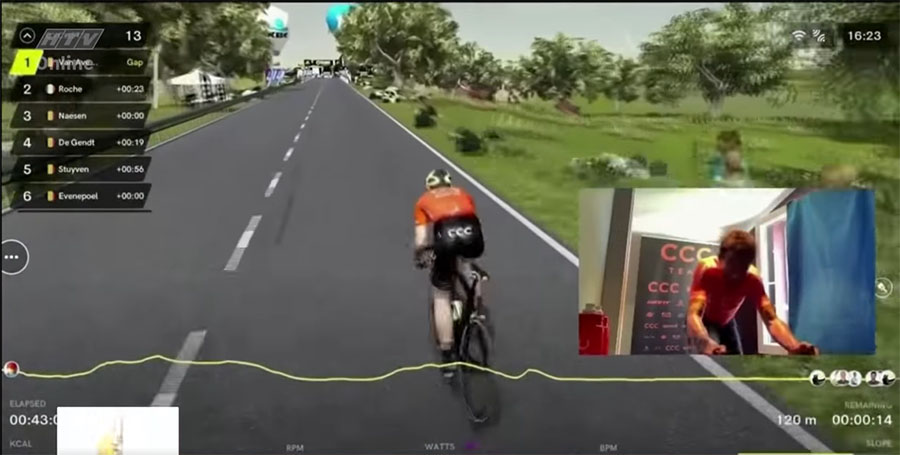 "Niềm tin chiến thắng": Cuộc đua xe đạp thực tế ảo tranh Cúp truyền hình 2020