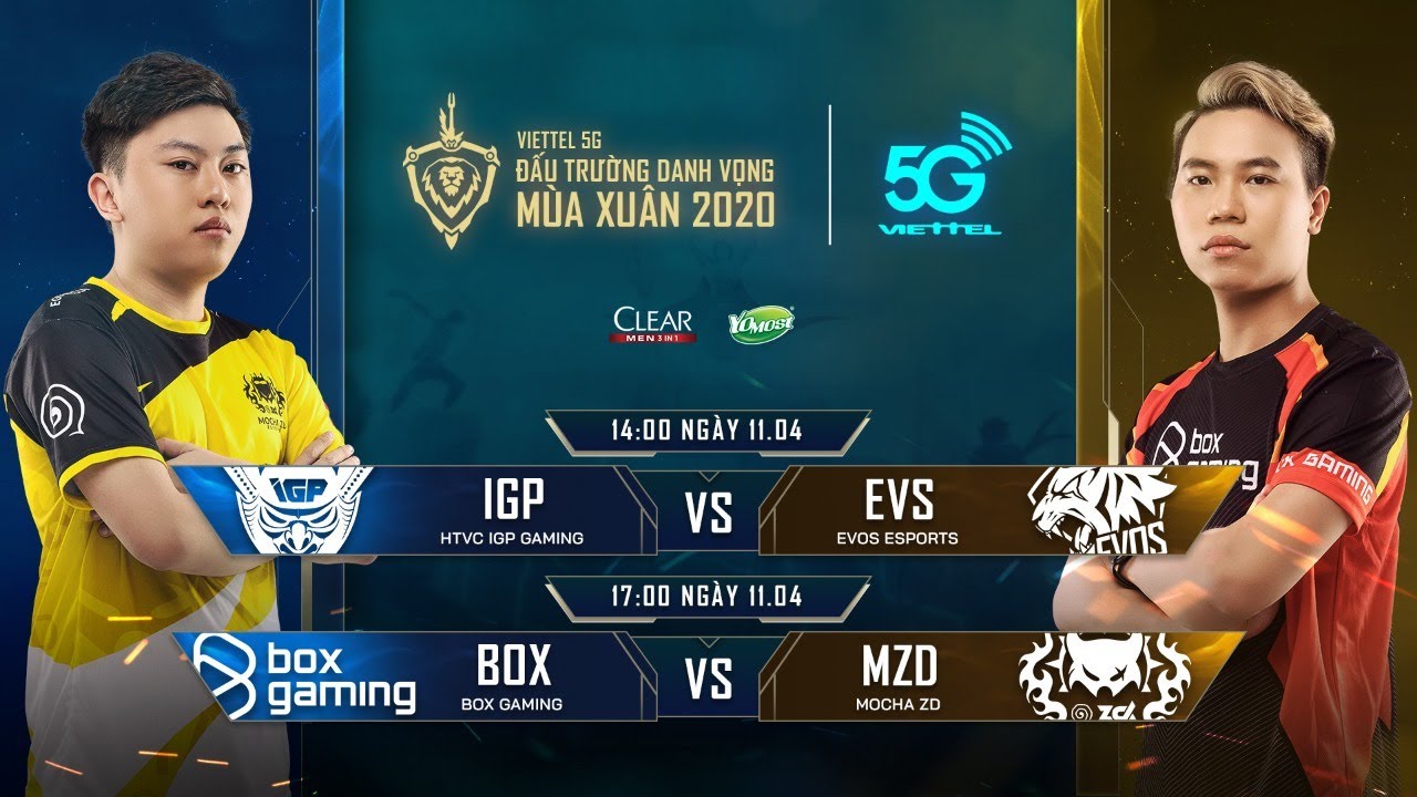 Kết quả Đấu Trường Danh Vọng Mùa Xuân 2020 hôm nay 11/4: IGP vs EVOS