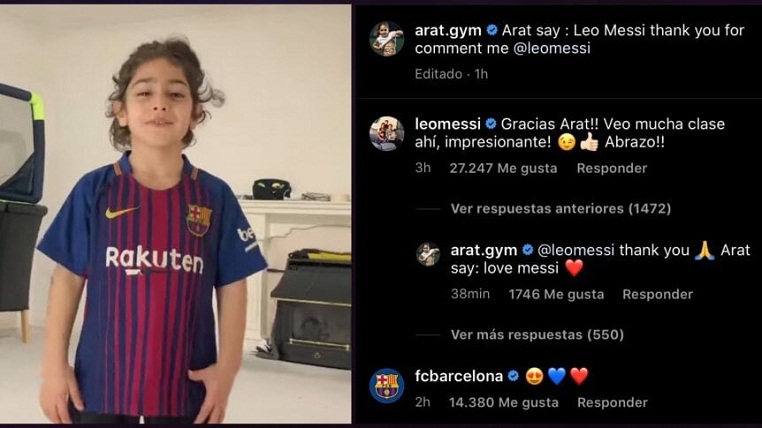 Messi cũng phải trầm trồ về kỹ năng tuyệt vời của cậu bé 7 tuổi