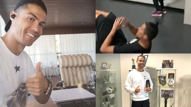Ronaldo gây tò mò cho người hâm mộ với thông điệp học hành