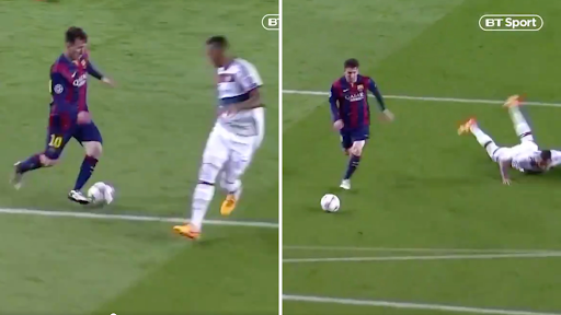 Messi rê bóng xuất sắc nhất mọi thời đại sau khi đánh bại Riquelme Messi rê bóng xuất sắc nhất mọi thời đại sau khi đánh bại Riquelme