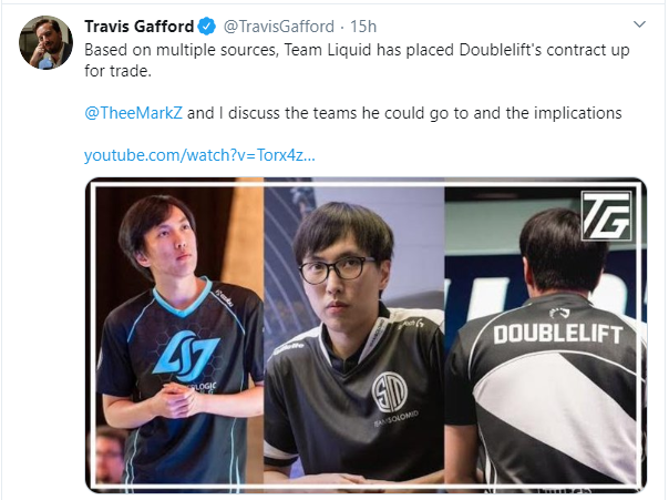 Doublelift sẽ rời Team Liquid vì không còn động lực thi đấu?