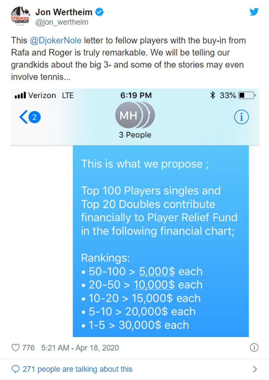 Novak Djokovic gợi ý giải pháp lá rách đùm lá nát