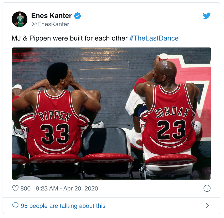 Sao NBA dậy sóng với mức lương bèo bọt của Scottie Pippen trong The Last Dance Sao NBA dậy sóng với mức lương bèo bọt của Scottie Pippen trong The Last Dance