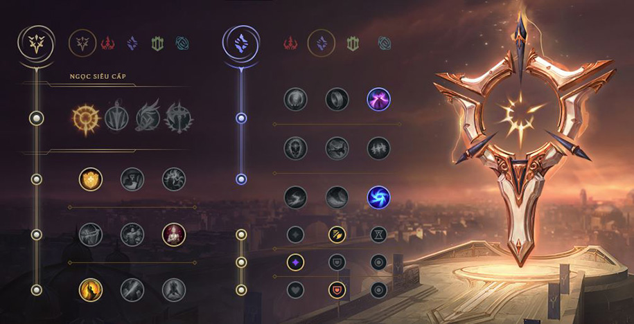 Bảng ngọc Miss Fortune AD Liên Minh Huyền Thoại mùa 10