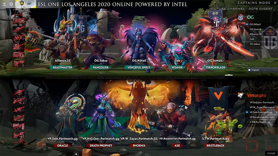 OG vs VP: Xứng dáng siêu kinh điển Dota 2!