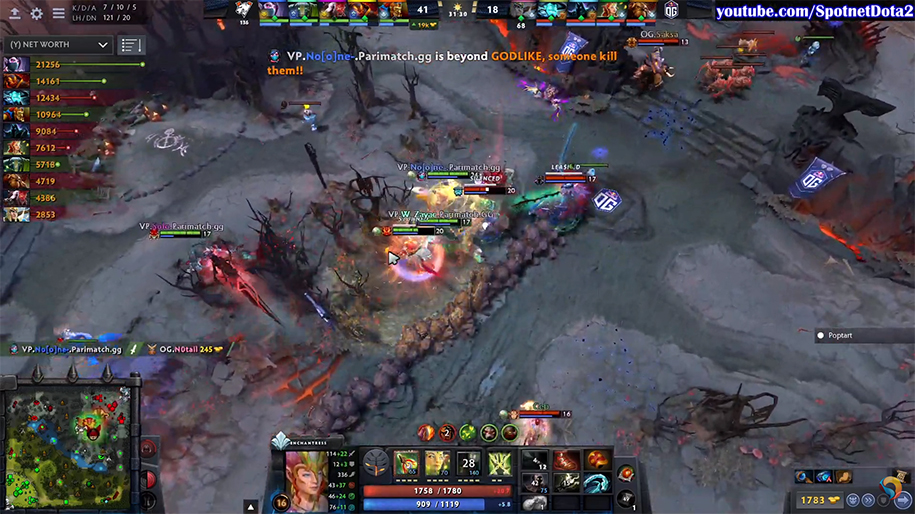 OG vs VP: Xứng dáng siêu kinh điển Dota 2!