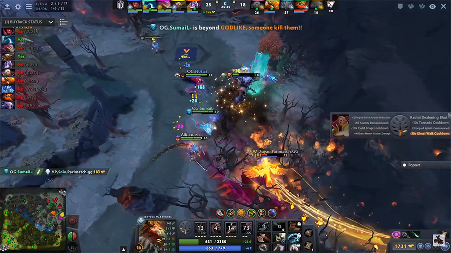 OG vs VP: Xứng dáng siêu kinh điển Dota 2!