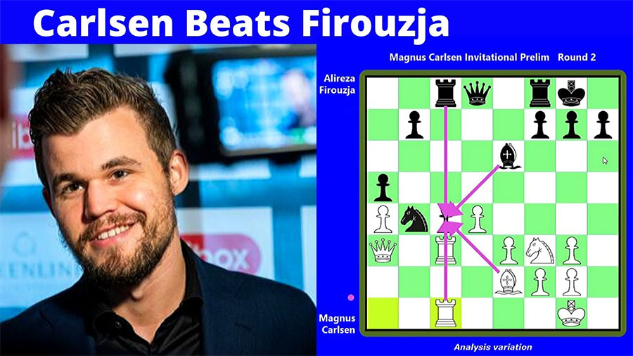 Vua cờ Magnus Carlsen không ưa kỳ thủ 16 tuổi Alireza Firouzja đang sống lưu vong