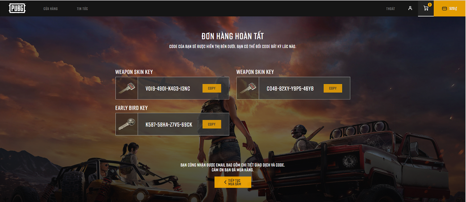 PUBG giảm giá đặc biệt, chỉ còn 170.000 đồng PUBG giảm giá đặc biệt, chỉ còn 170.000 đồng