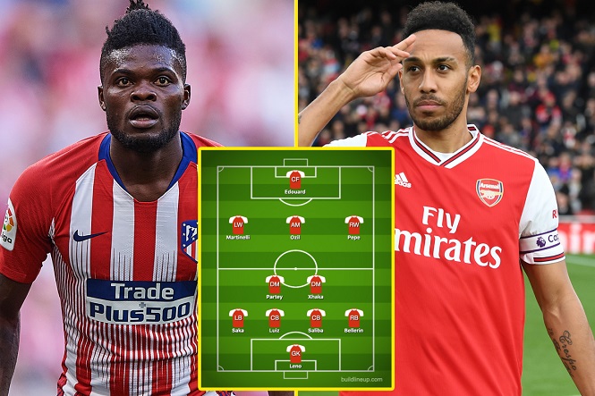 Đội hình Arsenal mùa tới sẽ thế nào với Partey và một tiền đạo mới?