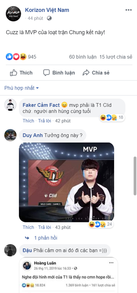 Cuzz lu mờ Clid, đoạt danh hiệu MVP chung kết LCK Mùa Xuân 2020