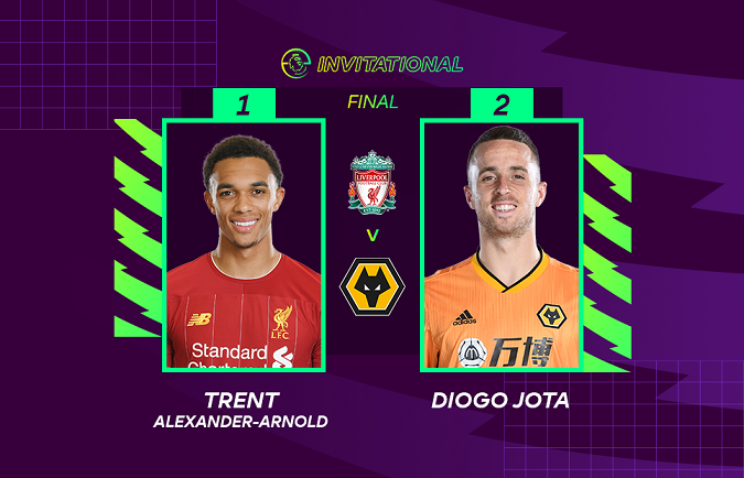 Diogo Jota giúp Wolves đánh bại Liverpool ở chung kết giải FIFA 20 Premier League