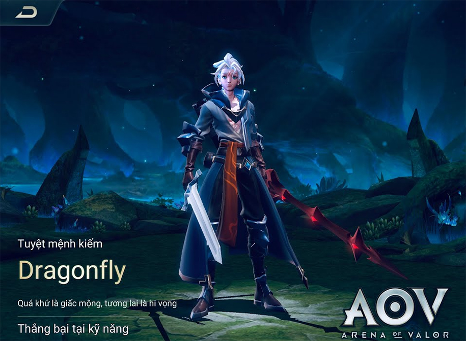 Tướng mới DragonFly: Phiên bản Kirito của Liên Quân Mobile?