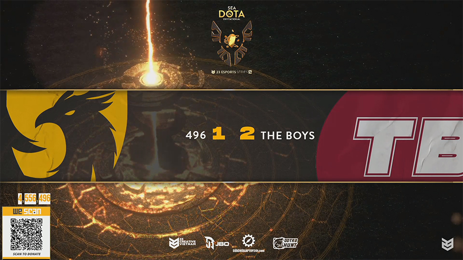 496 Dota 2 bất ngờ bị đẩy xuống nhánh thua SEA Invitational vòng loại Việt Nam