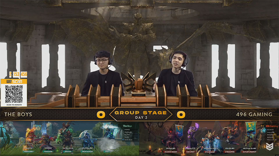 496 Dota 2 bất ngờ bị đẩy xuống nhánh thua SEA Invitational vòng loại Việt Nam