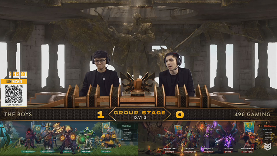 496 Dota 2 bất ngờ bị đẩy xuống nhánh thua SEA Invitational vòng loại Việt Nam