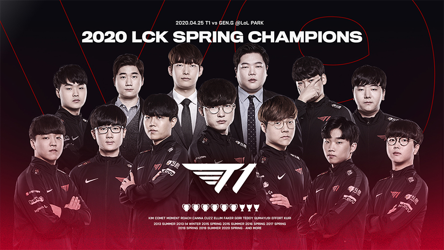 Danh sách đội tuyển LCK Mùa Hè 2020
