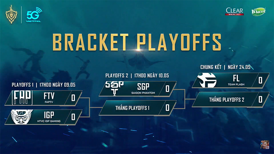 Lịch thi đấu Đấu Trường Danh Vọng Mùa Xuân 2020: Cập nhật vòng Playoffs