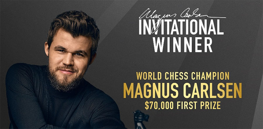 Vua cờ Magnus Carlsen vô địch giải Magnus Carlsen Invitational