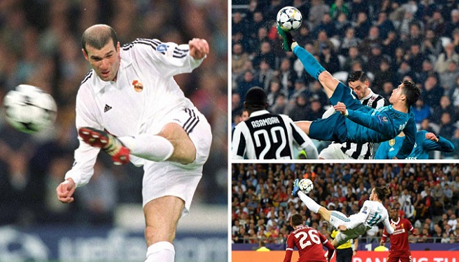 Ronaldo, Zidane và Bale tạo nên những bàn thắng đẹp nhất lịch sử Cúp C1