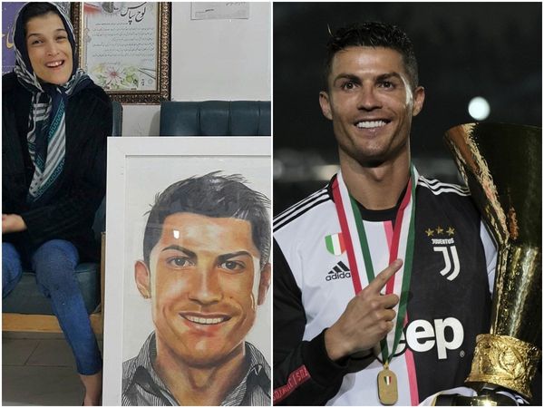 Ronaldo được tặng món quà đặc biệt từ cô gái khuyết tật 85%