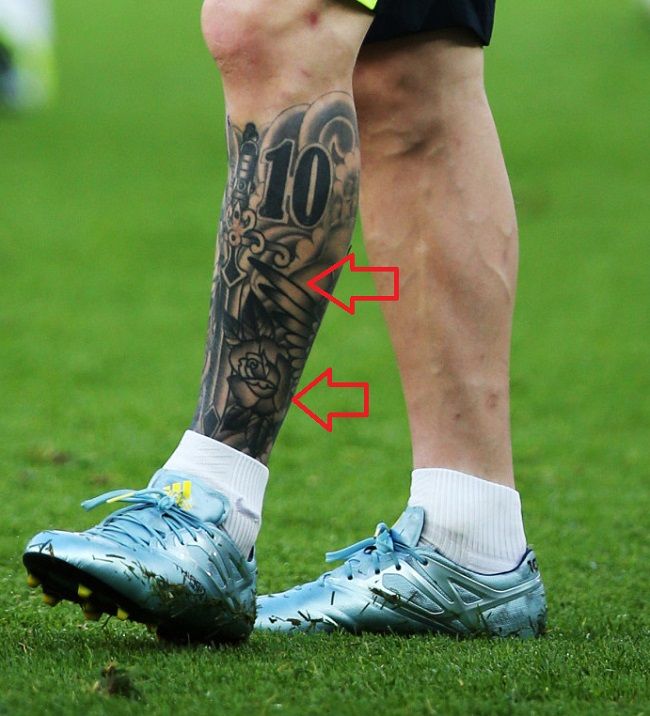 Giải mã ý nghĩa 18 hình xăm trên người của Messi