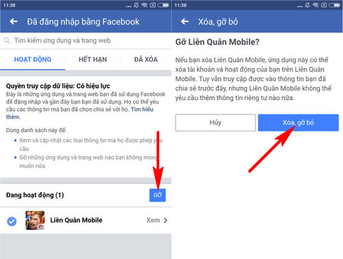 Hướng dẫn khắc phục lỗi đăng nhập Liên Quân bằng facebook Hướng dẫn khắc phục lỗi đăng nhập Liên Quân bằng facebook