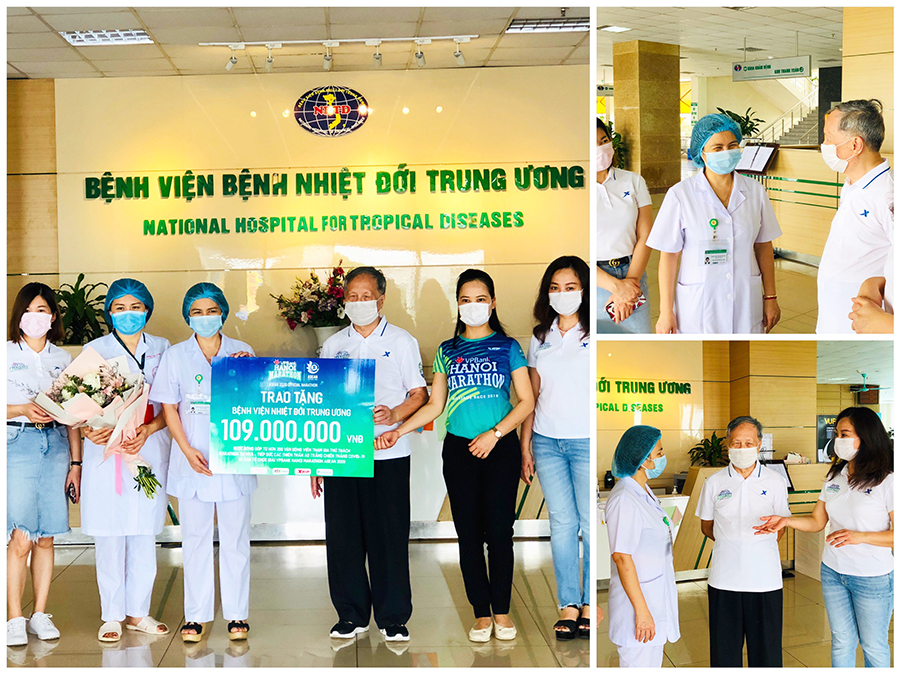 VPBank Hanoi Marathon ASEAN 2020 trao tặng 109 triệu đồng cho các y bác sĩ chống dịch COVID-19 VPBank Hanoi Marathon ASEAN 2020 trao tặng 109 triệu đồng cho các y bác sĩ chống dịch COVID-19