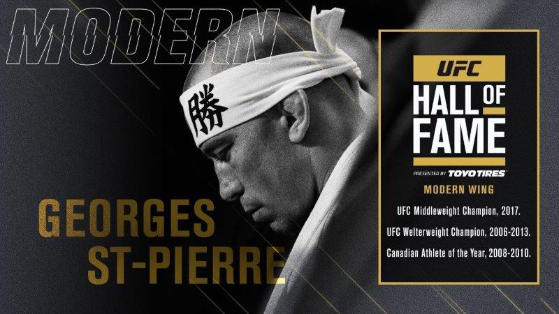 Huyền thoại MMA Georges St-Pierre được vinh danh tại sảnh danh vọng UFC