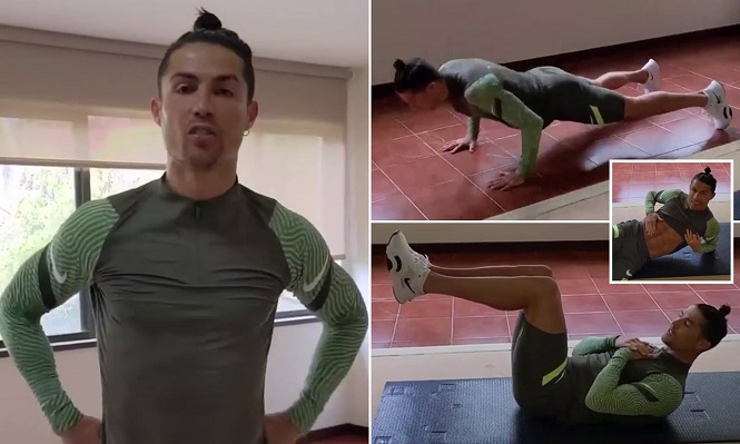Ronaldo tiết lộ chuỗi phòng tập mới và hướng dẫn bài tập 7 bước
