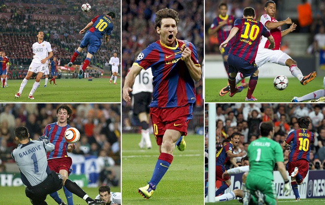 Messi vượt Ronaldo về tỷ lệ ghi bàn xuất sắc nhất trong lịch sử Cúp C1